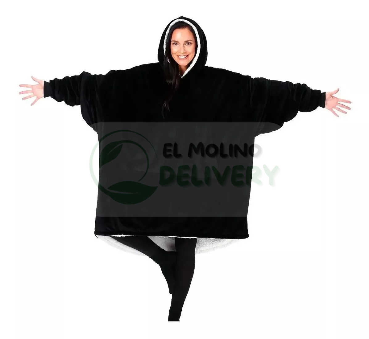 Polerones Felpa Con Capucha Manta Polar