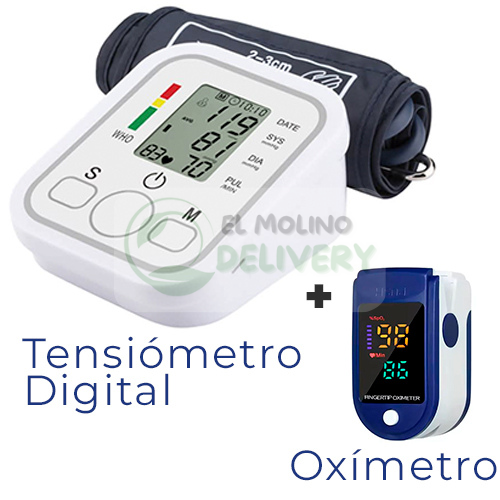 Pack Salud 2025 en Casa: Oxímetro + Tensiómetro Digital